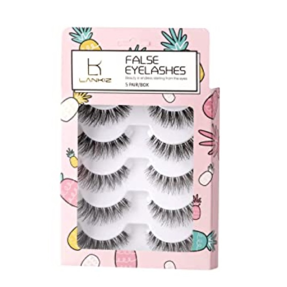 Lankiz 5 pairs of fake eyelashes